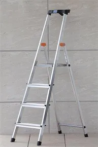 Stufen, 4 Stufen, Aluminium, KRAUSE Safety